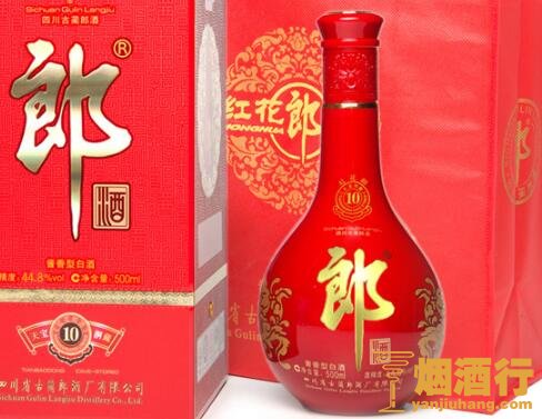 红花郎(10)陈酿44.8度500ml