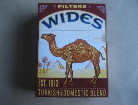 骆驼(硬黄粗支)肯塔基州加税版 俗名:CAMEL WIDES